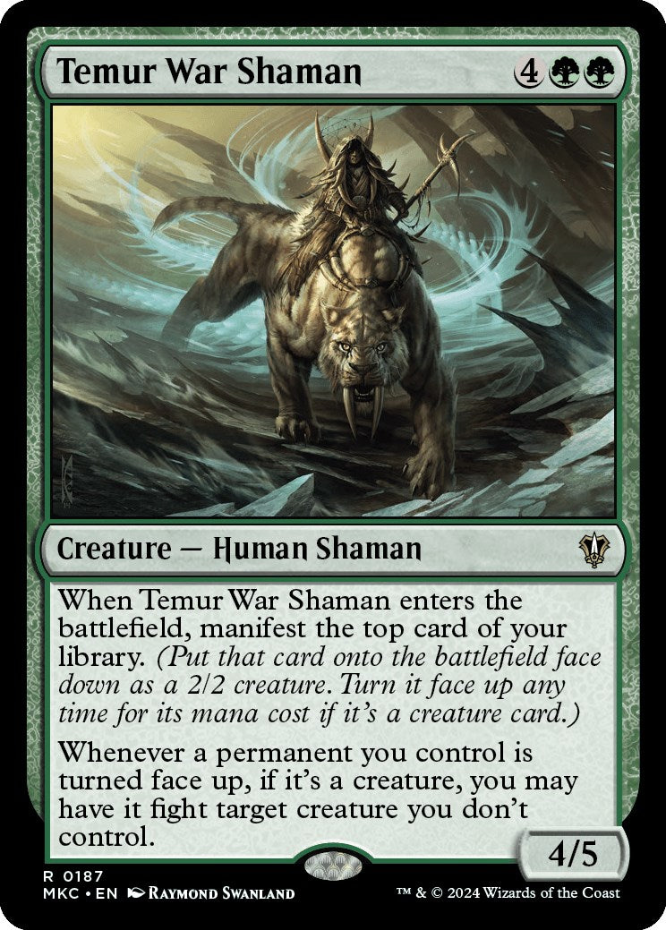 Temur War Shaman [Murders at Karlov Manor Commander] | I Want That Stuff Brandon