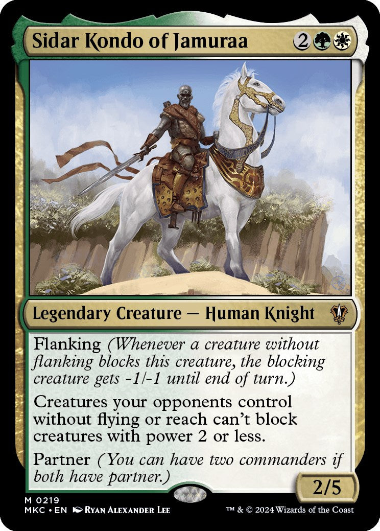 Sidar Kondo of Jamuraa [Murders at Karlov Manor Commander] | I Want That Stuff Brandon