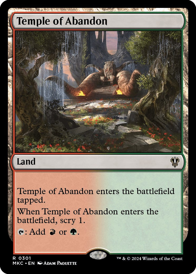 Temple of Abandon [Murders at Karlov Manor Commander] | I Want That Stuff Brandon