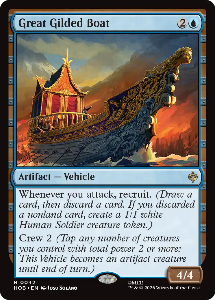Great Gilded Boat [The Hobbit] | I Want That Stuff Brandon