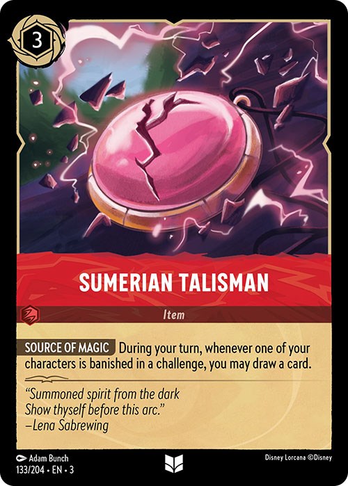 Sumerian Talisman (133/204) [Into the Inklands] | I Want That Stuff Brandon