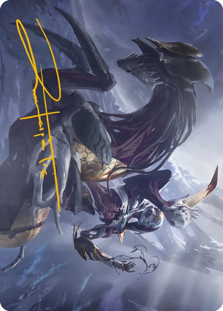 Ria Ivor, Bane of Bladehold Art Card (Gold-Stamped Signature) [Phyrexia: All Will Be One Art Series] | I Want That Stuff Brandon