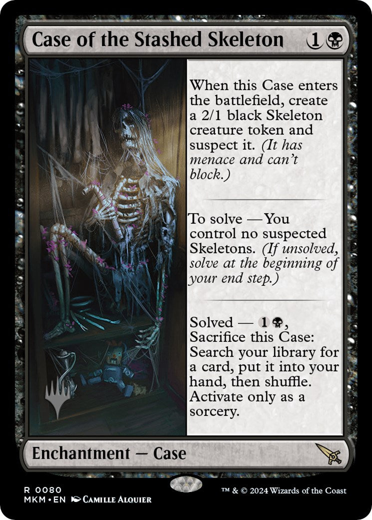 Case of the Stashed Skeleton (Promo Pack) [Murders at Karlov Manor Promos] | I Want That Stuff Brandon