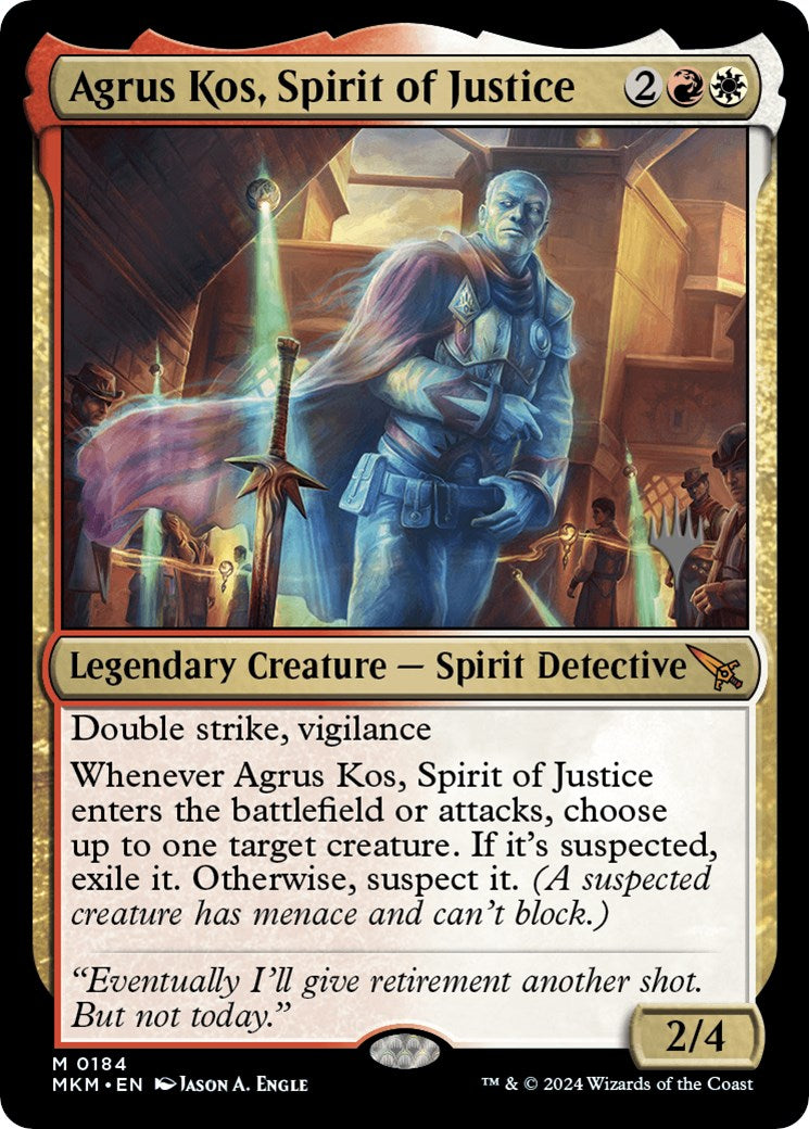 Agrus Kos, Spirit of Justice (Promo Pack) [Murders at Karlov Manor Promos] | I Want That Stuff Brandon