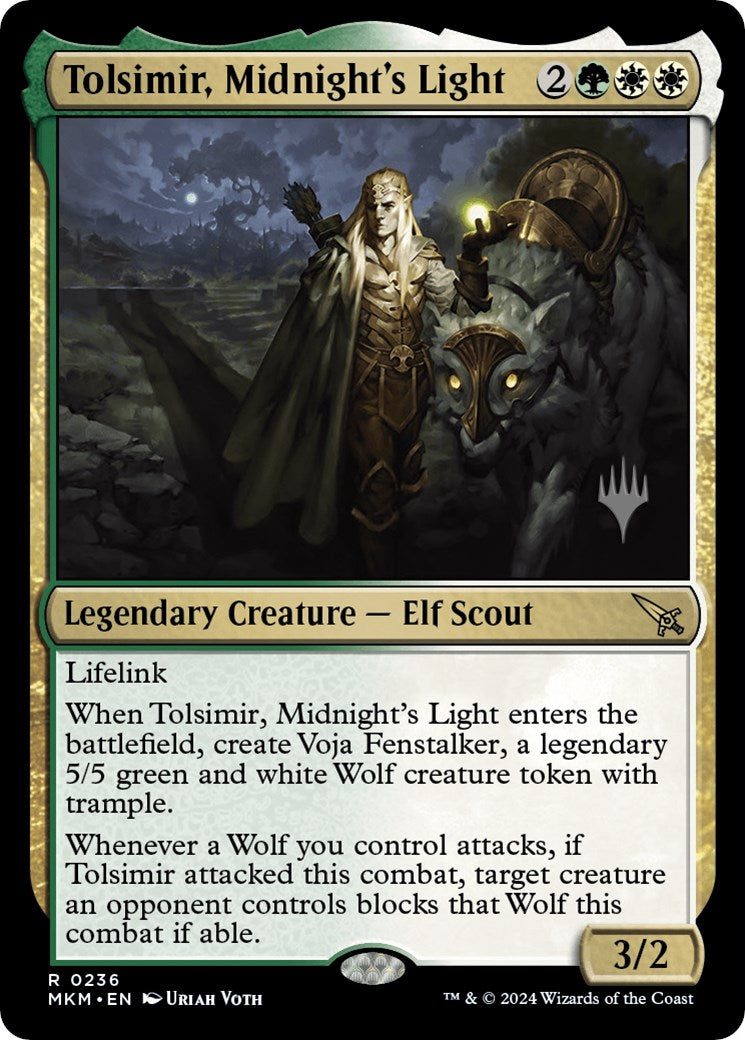 Tolsimir, Midnight's Light (Promo Pack) [Murders at Karlov Manor Promos] | I Want That Stuff Brandon