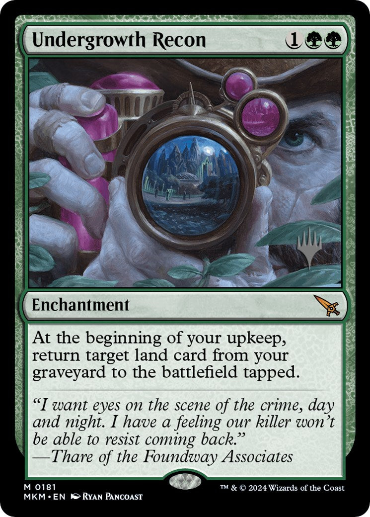 Undergrowth Recon (Promo Pack) [Murders at Karlov Manor Promos] | I Want That Stuff Brandon