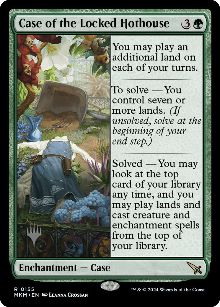 Case of the Locked Hothouse (Promo Pack) [Murders at Karlov Manor Promos] | I Want That Stuff Brandon