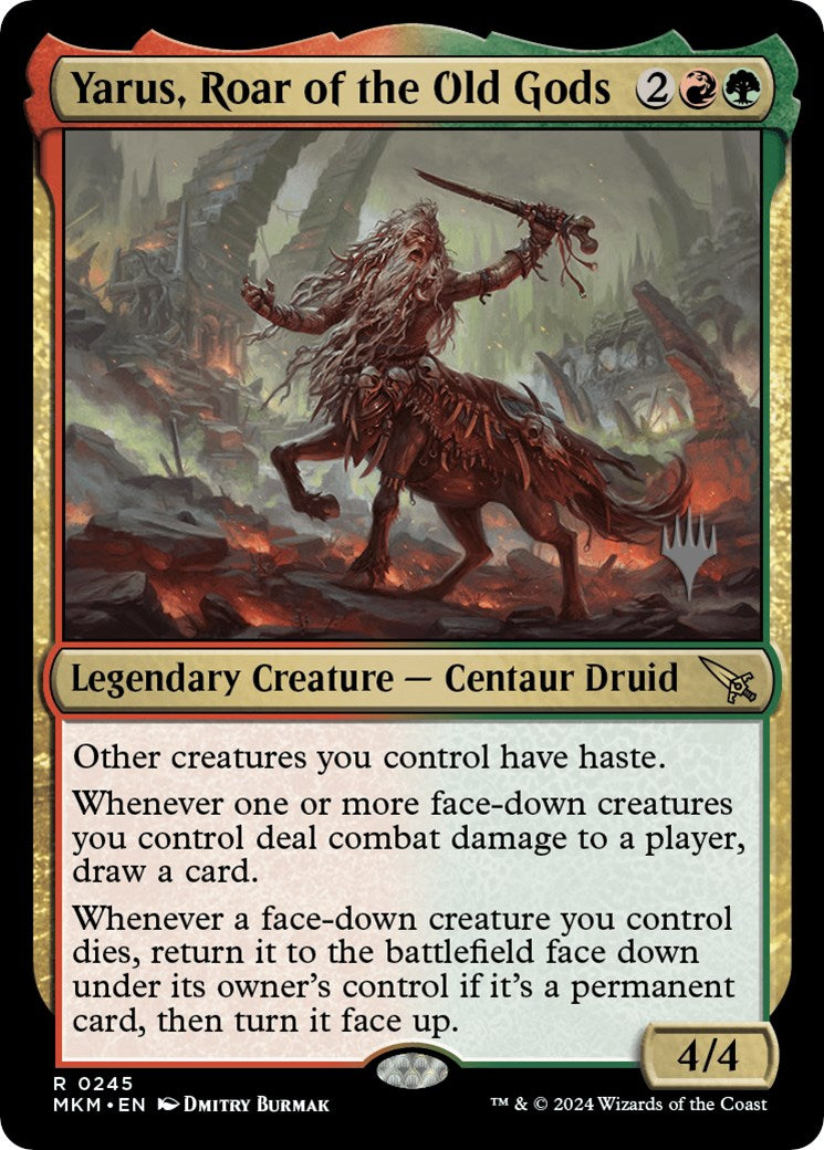 Yarus, Roar of the Old Gods (Promo Pack) [Murders at Karlov Manor Promos] | I Want That Stuff Brandon