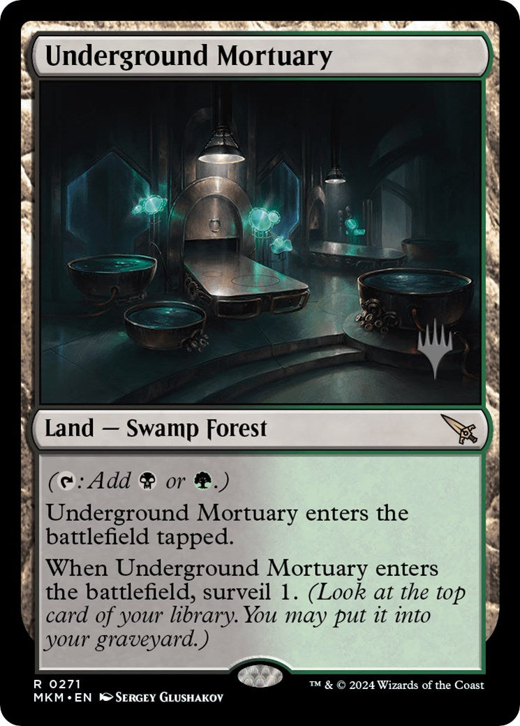 Underground Mortuary (Promo Pack) [Murders at Karlov Manor Promos] | I Want That Stuff Brandon