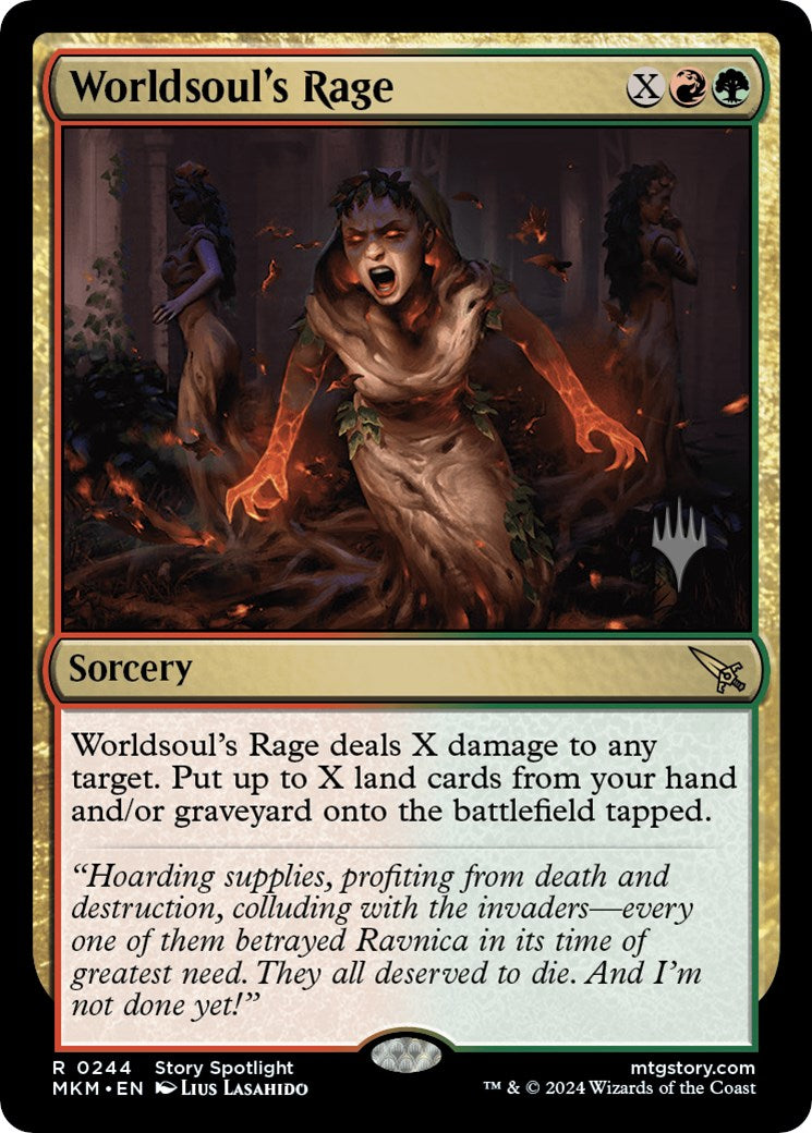 Worldsoul's Rage (Promo Pack) [Murders at Karlov Manor Promos] | I Want That Stuff Brandon