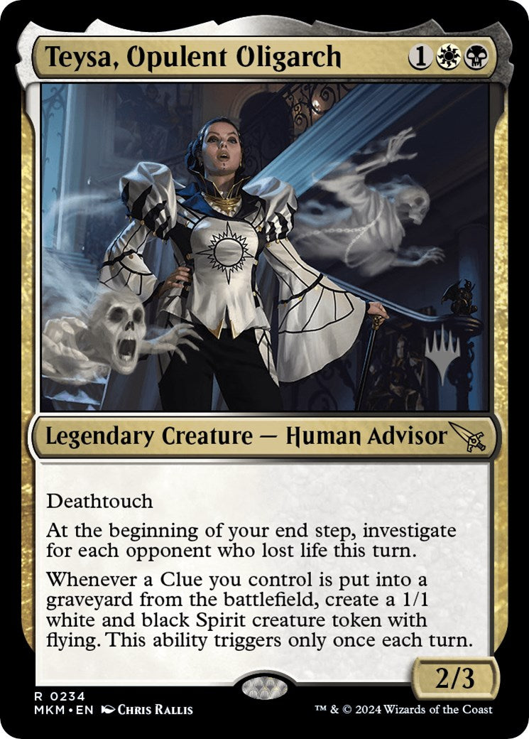 Teysa, Opulent Oligarch (Promo Pack) [Murders at Karlov Manor Promos] | I Want That Stuff Brandon