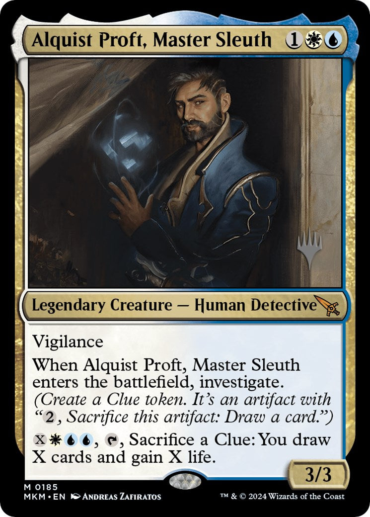 Alquist Proft, Master Sleuth (Promo Pack) [Murders at Karlov Manor Promos] | I Want That Stuff Brandon