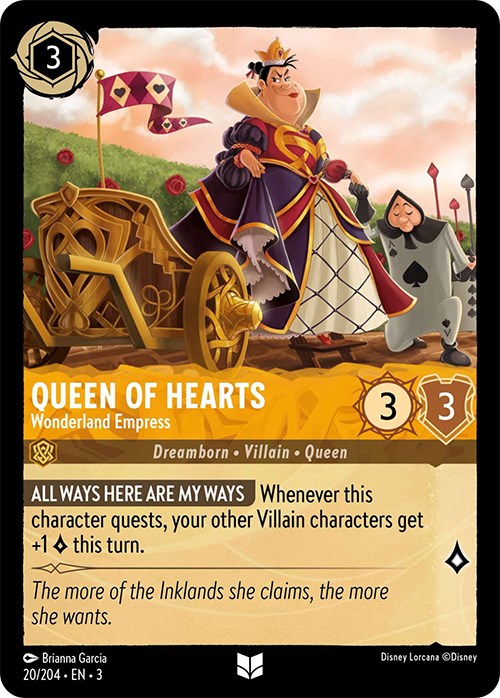 Queen of Hearts - Wonderland Empress (20/204) [Into the Inklands] | I Want That Stuff Brandon