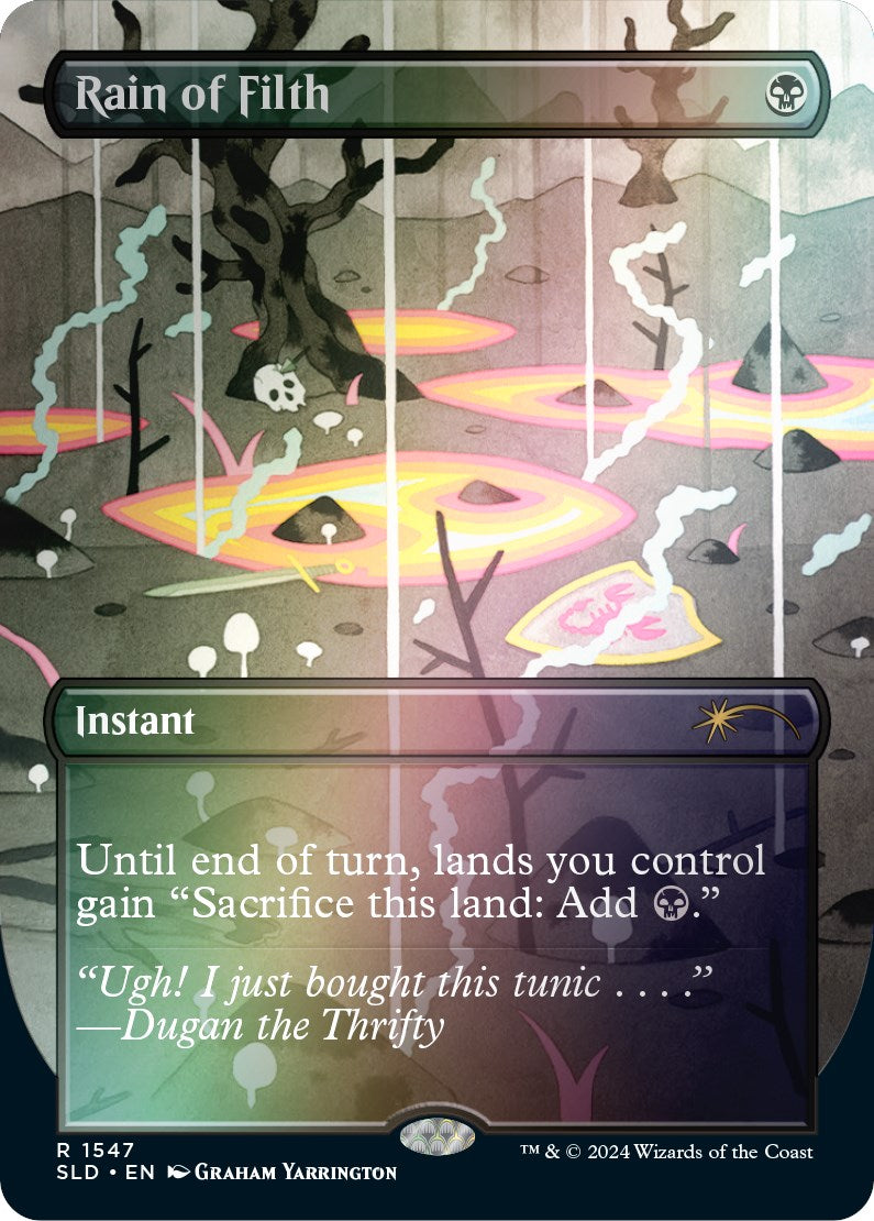Rain of Filth (Rainbow Foil) [Secret Lair Drop Series] | I Want That Stuff Brandon