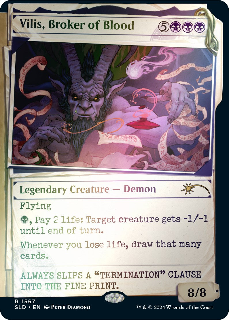 Vilis, Broker of Blood (Rainbow Foil) [Secret Lair Drop Series] | I Want That Stuff Brandon