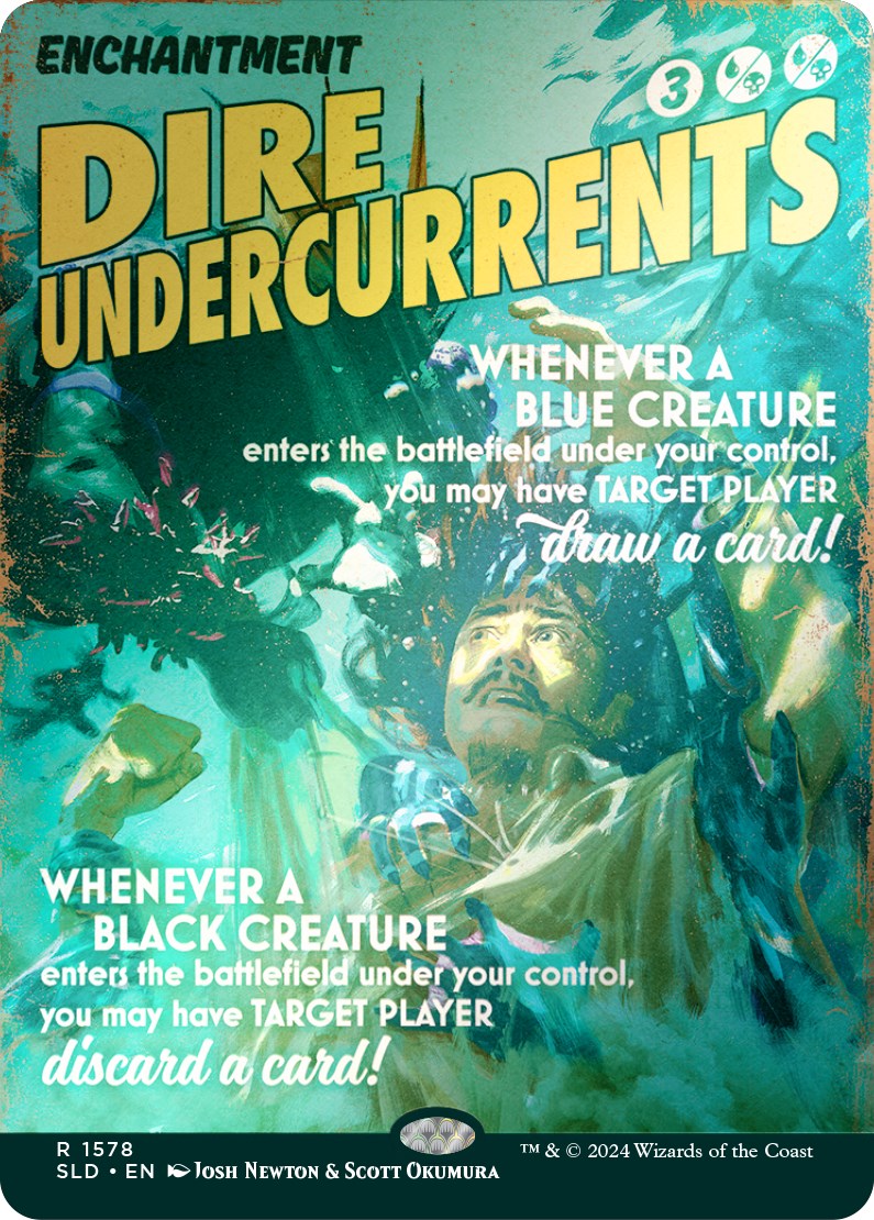 Dire Undercurrents (Rainbow Foil) [Secret Lair Drop Series] | I Want That Stuff Brandon