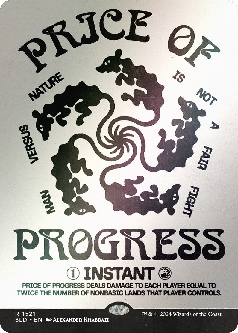 Price of Progress (Rainbow Foil) [Secret Lair Drop Series] | I Want That Stuff Brandon