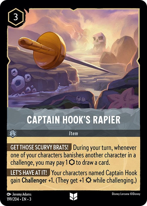 Captain Hook's Rapier (199/204) [Into the Inklands] | I Want That Stuff Brandon