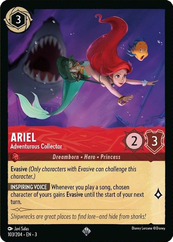 Ariel - Adventurous Collector (103/204) [Into the Inklands] | I Want That Stuff Brandon