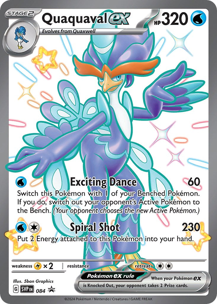 Quaquaval ex (084) (Jumbo Card) [Scarlet & Violet: Black Star Promos] | I Want That Stuff Brandon