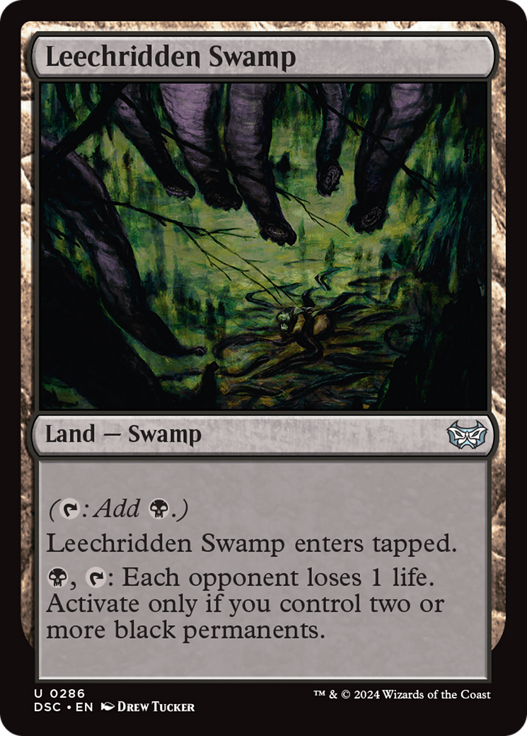 Leechridden Swamp [Duskmourn: House of Horror Commander] | I Want That Stuff Brandon