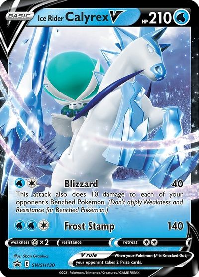 Ice Rider Calyrex V (SWSH130) [Sword & Shield: Black Star Promos] | I Want That Stuff Brandon