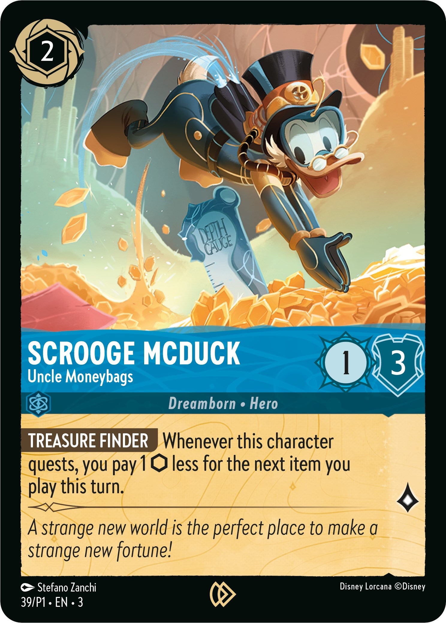 Scrooge McDuck - Uncle Moneybags (39) [Promo Cards] | I Want That Stuff Brandon