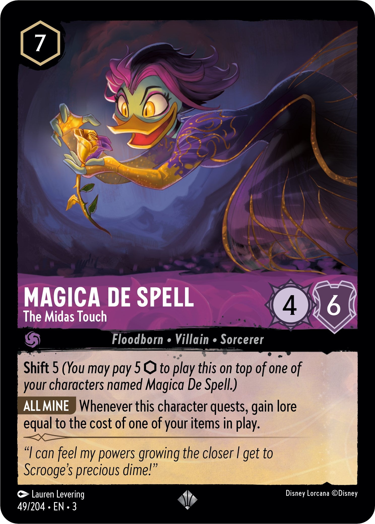 Magica De Spell - The Midas Touch (49/204) [Into the Inklands] | I Want That Stuff Brandon