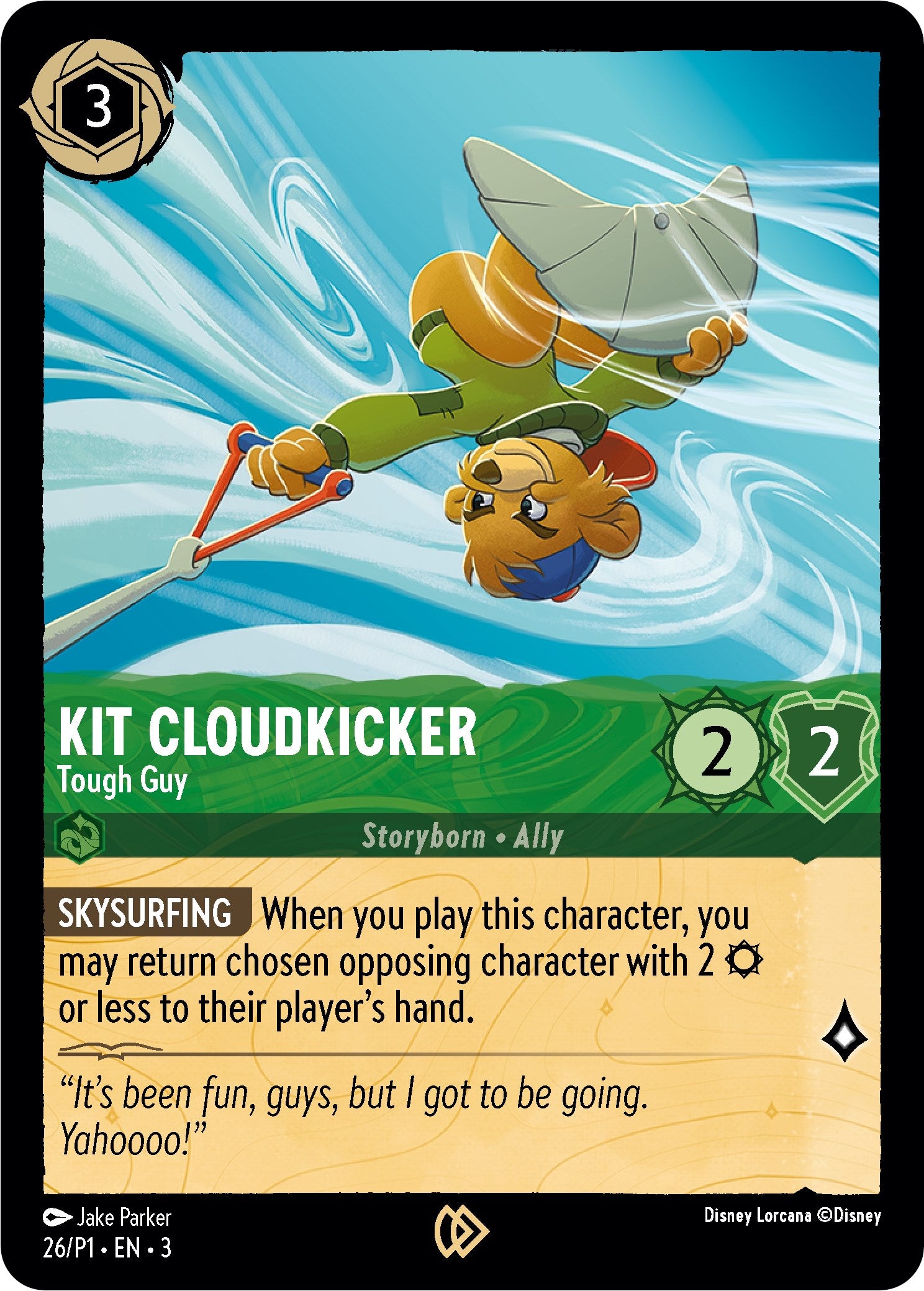 Kit Cloudkicker - Tough Guy (26) [Promo Cards] | I Want That Stuff Brandon