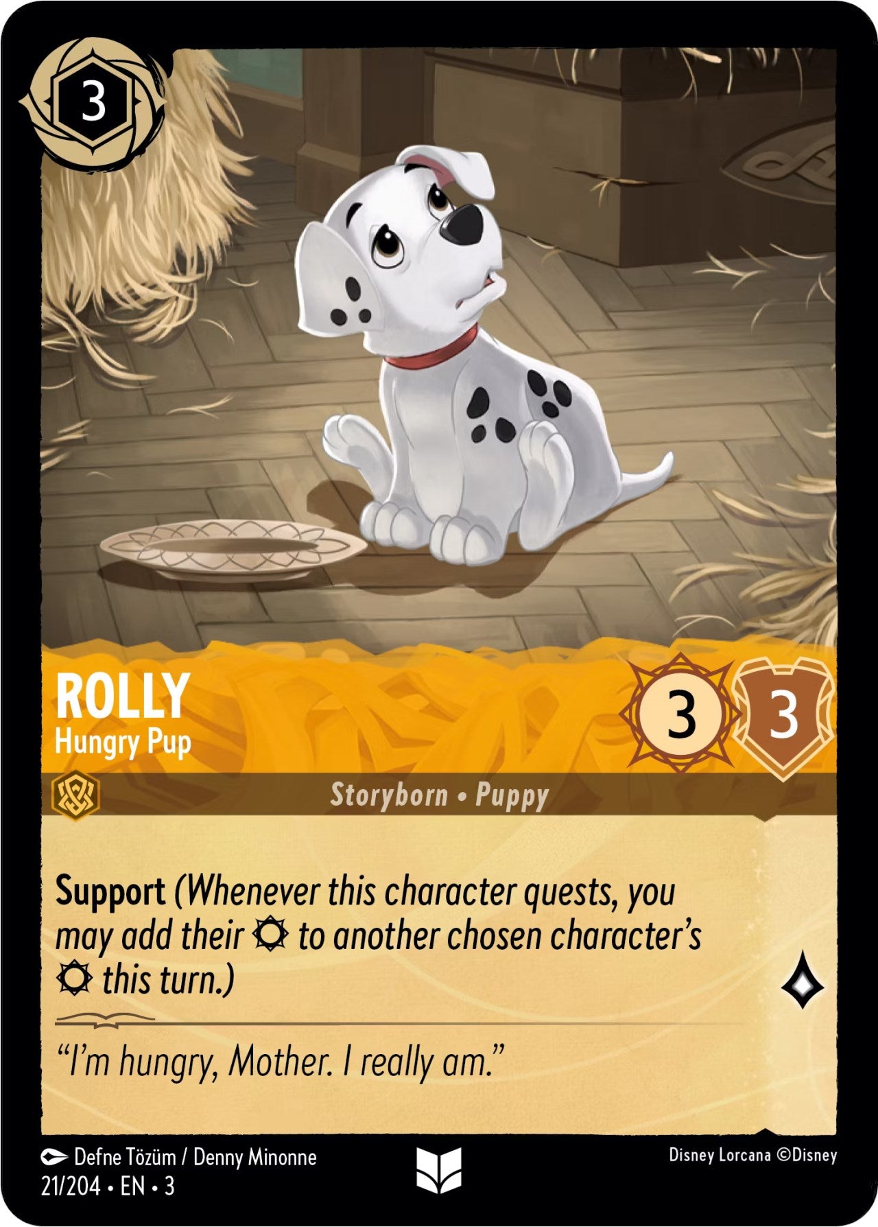 Rolly - Hungry Pup (21/204) [Into the Inklands] | I Want That Stuff Brandon