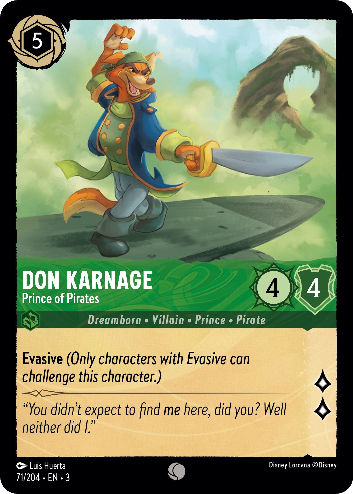 Don Karnage - Prince of Pirates (71/204) [Into the Inklands] | I Want That Stuff Brandon