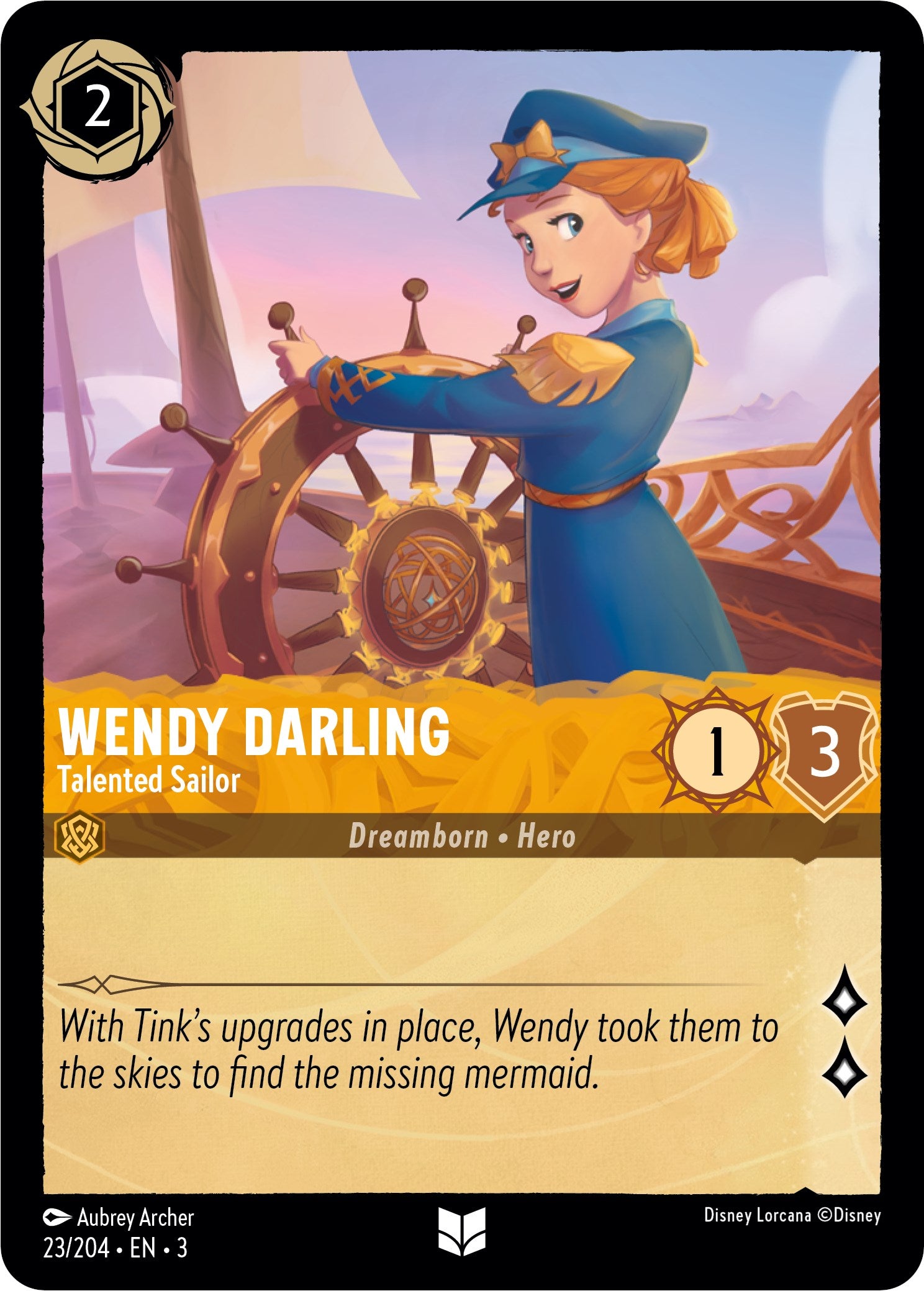 Wendy Darling - Talented Sailor (23/204) [Into the Inklands] | I Want That Stuff Brandon