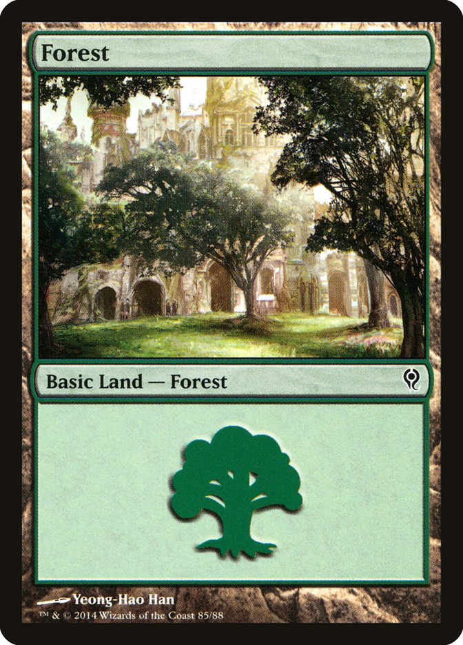 Forest (85) [Duel Decks: Jace vs. Vraska] | I Want That Stuff Brandon