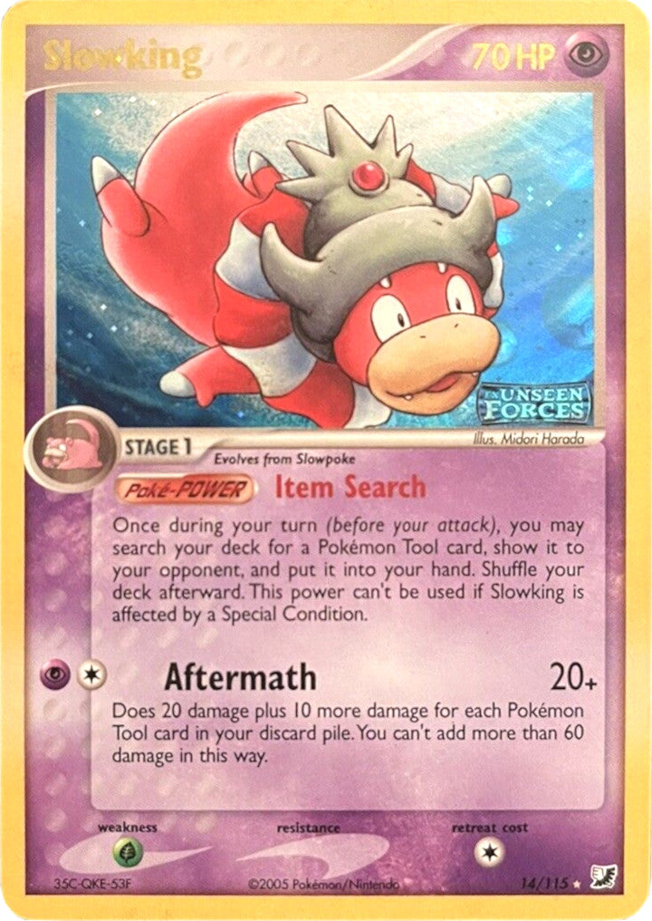 Slowking (14/115) (Stamped) [EX: Unseen Forces] | I Want That Stuff Brandon