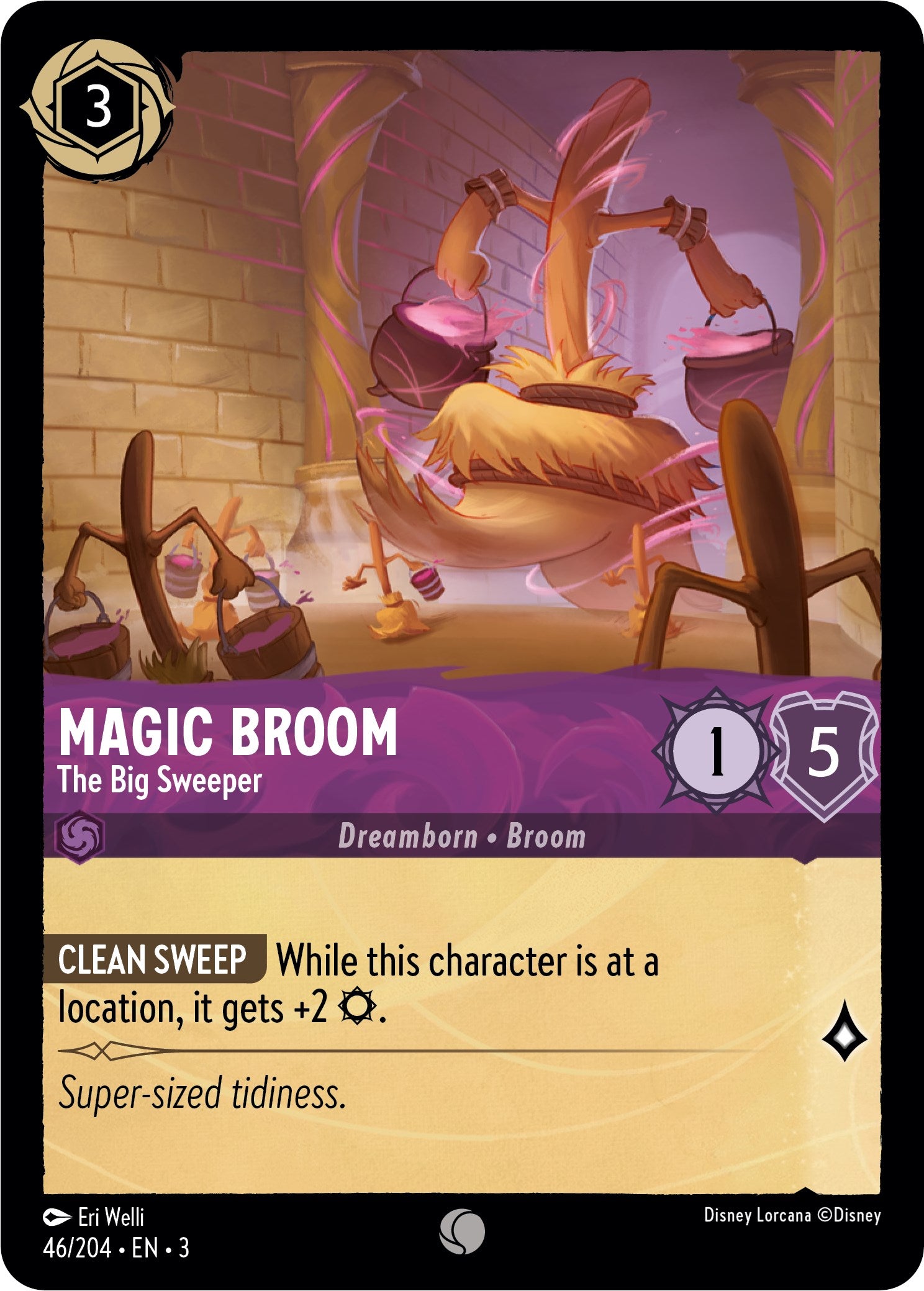 Magic Broom - The Big Sweeper (46//204) [Into the Inklands] | I Want That Stuff Brandon