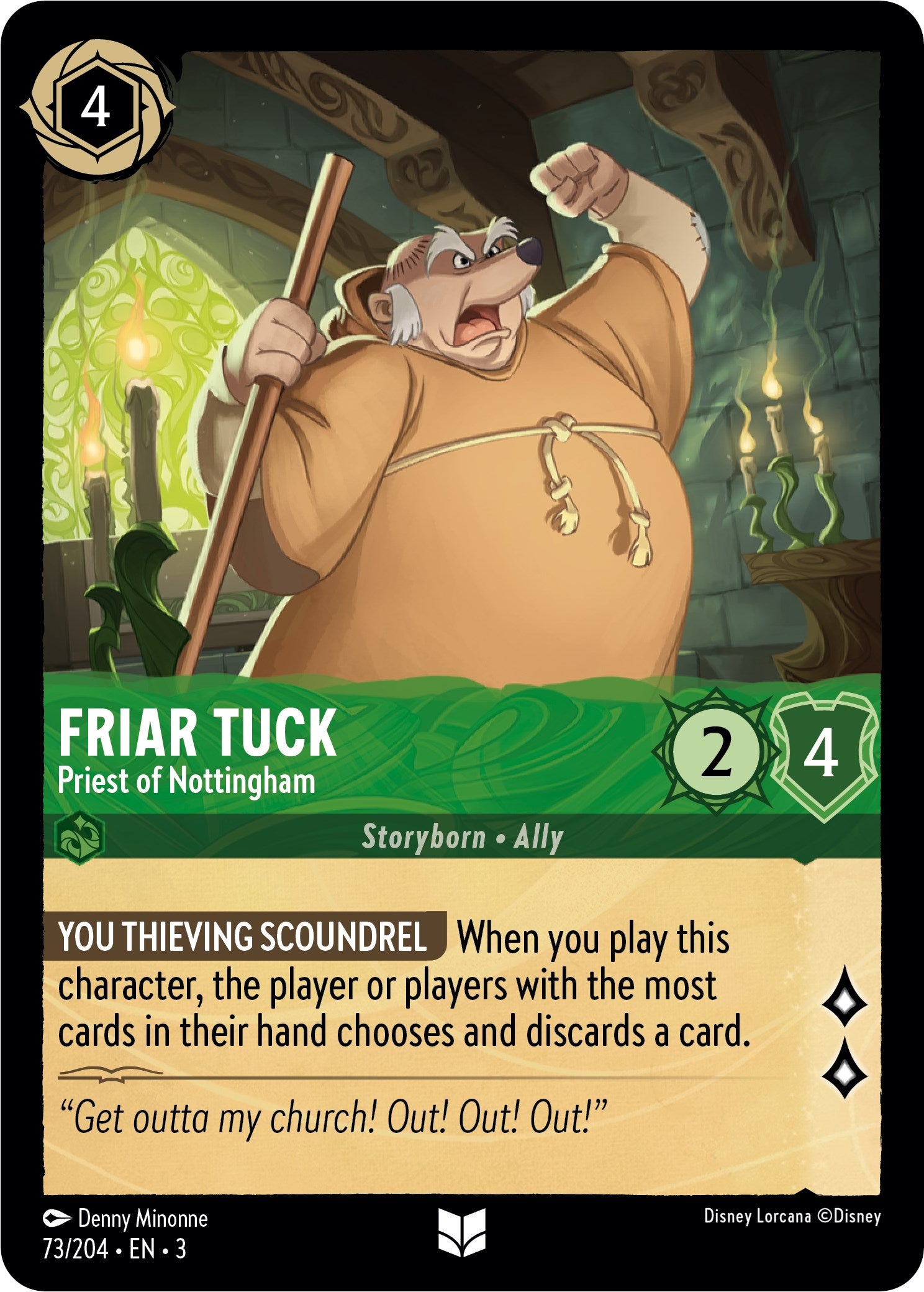 Friar Tuck - Priest of Nottingham (73/204) [Into the Inklands] | I Want That Stuff Brandon