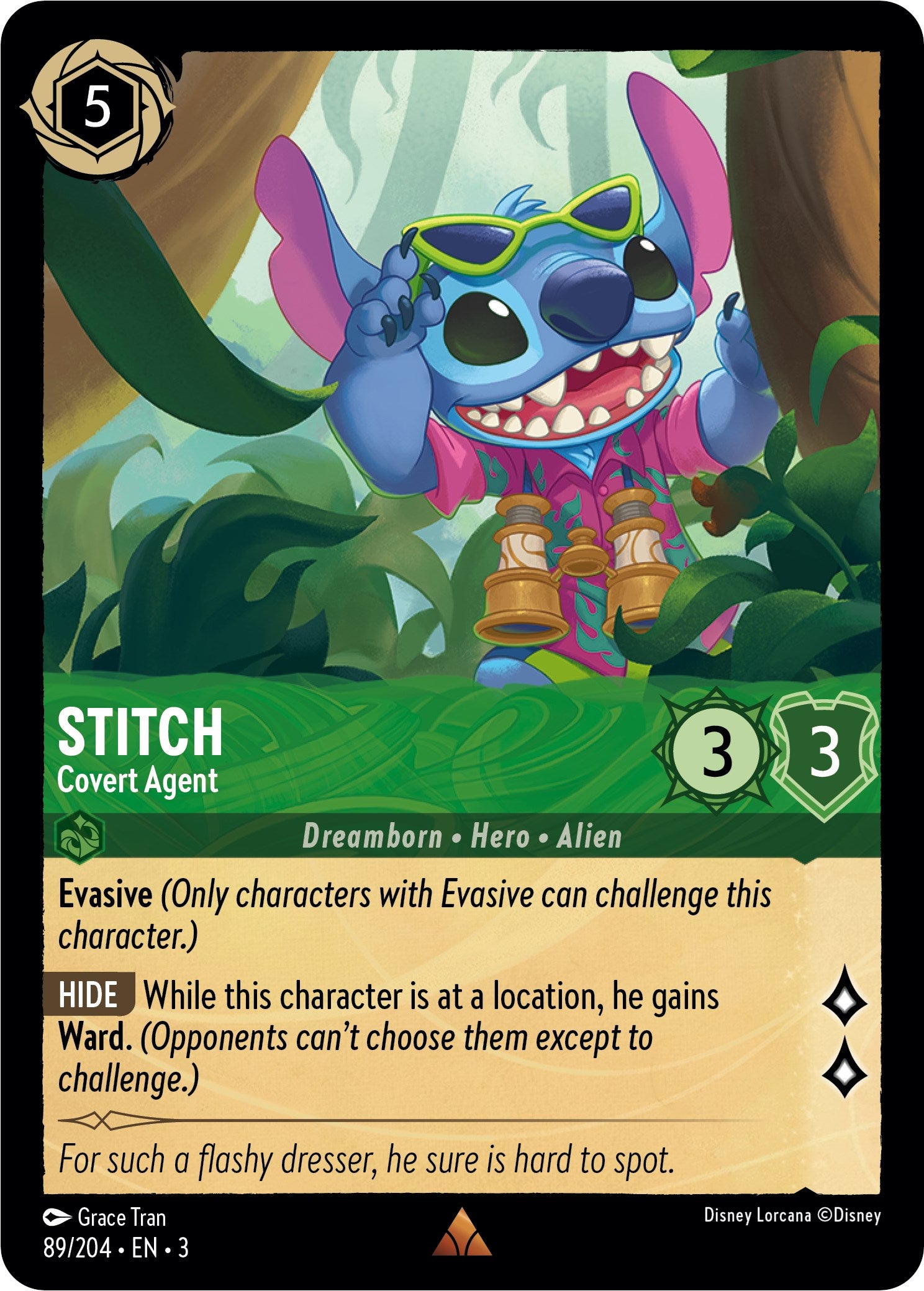 Stitch - Covert Agent (89//204) [Into the Inklands] | I Want That Stuff Brandon