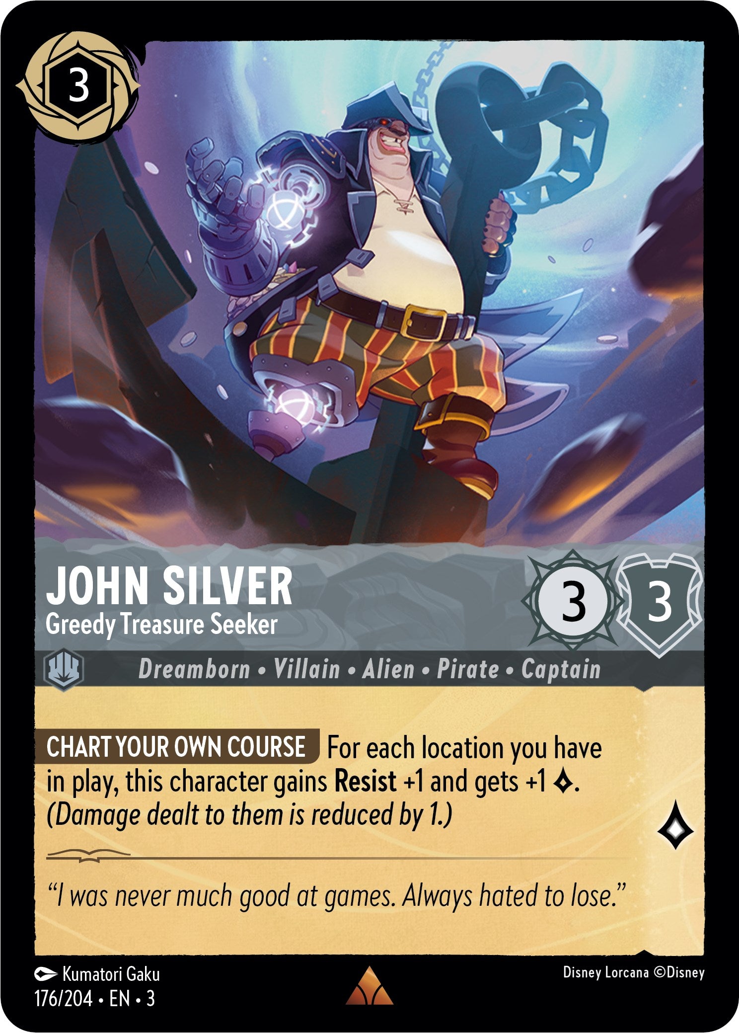 John Silver - Greedy Treasure Seeker (176/204) [Into the Inklands] | I Want That Stuff Brandon