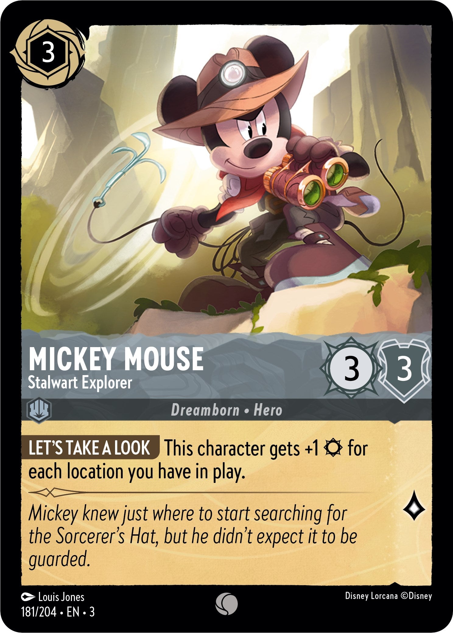 Mickey Mouse - Stalwart Explorer (181/204) [Into the Inklands] | I Want That Stuff Brandon