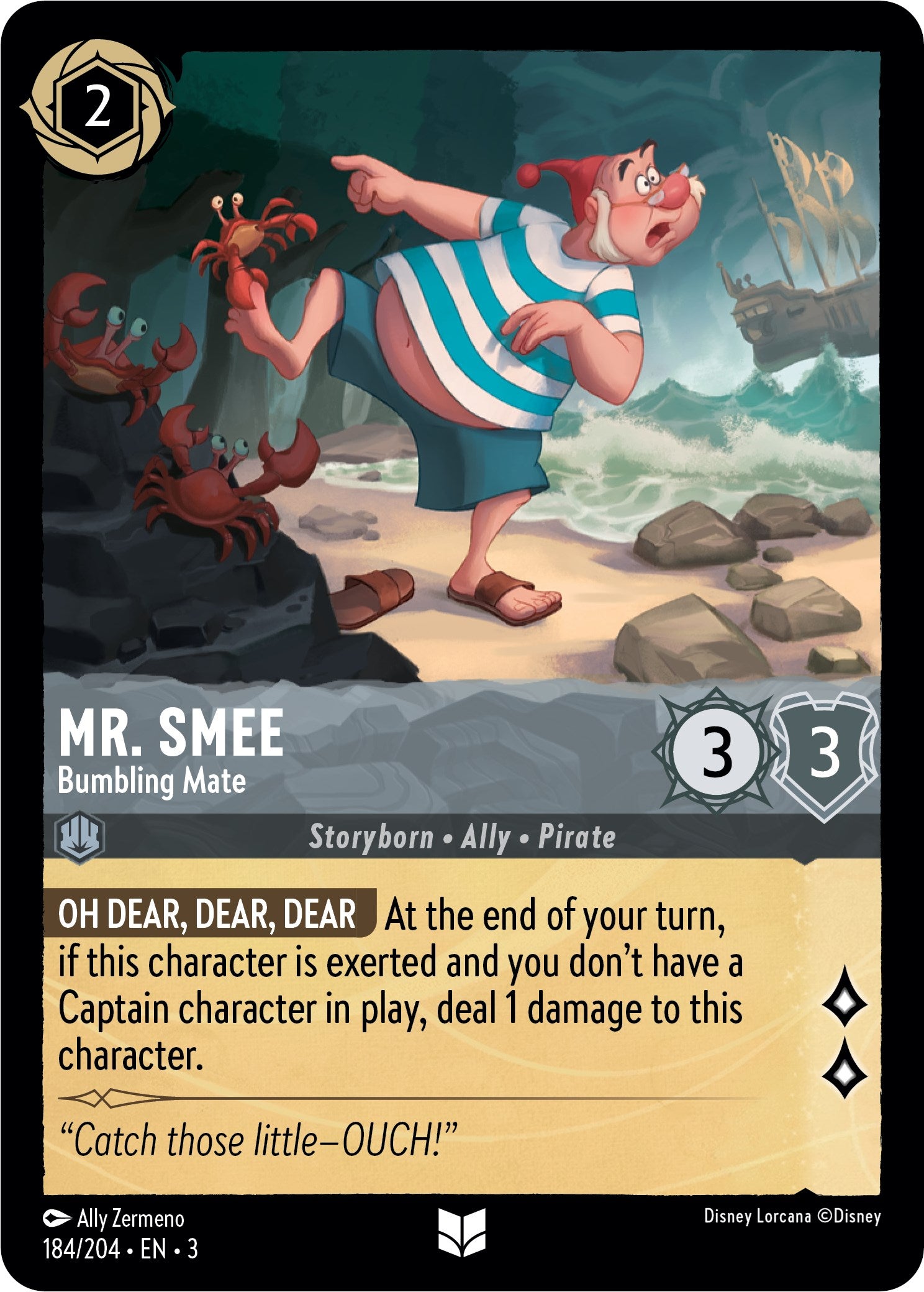 Mr. Smee - Bumbling Mate (184/204) [Into the Inklands] | I Want That Stuff Brandon