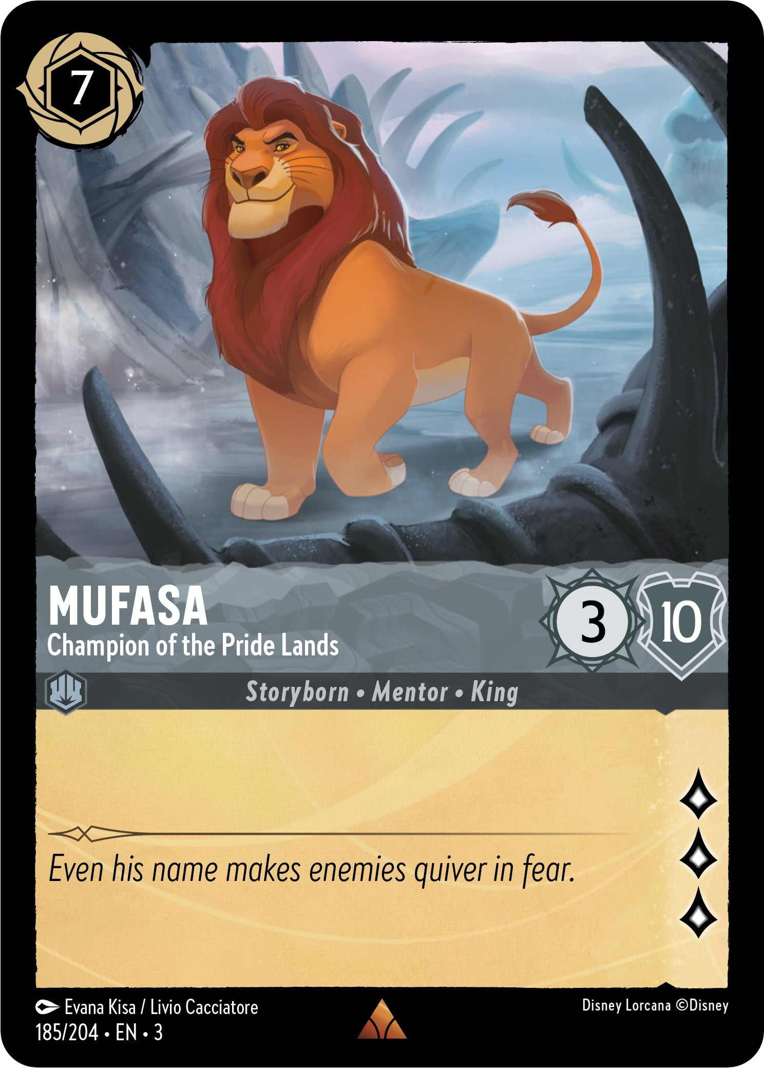 Mufasa - Champion of the Pride Lands (185/204) [Into the Inklands] | I Want That Stuff Brandon