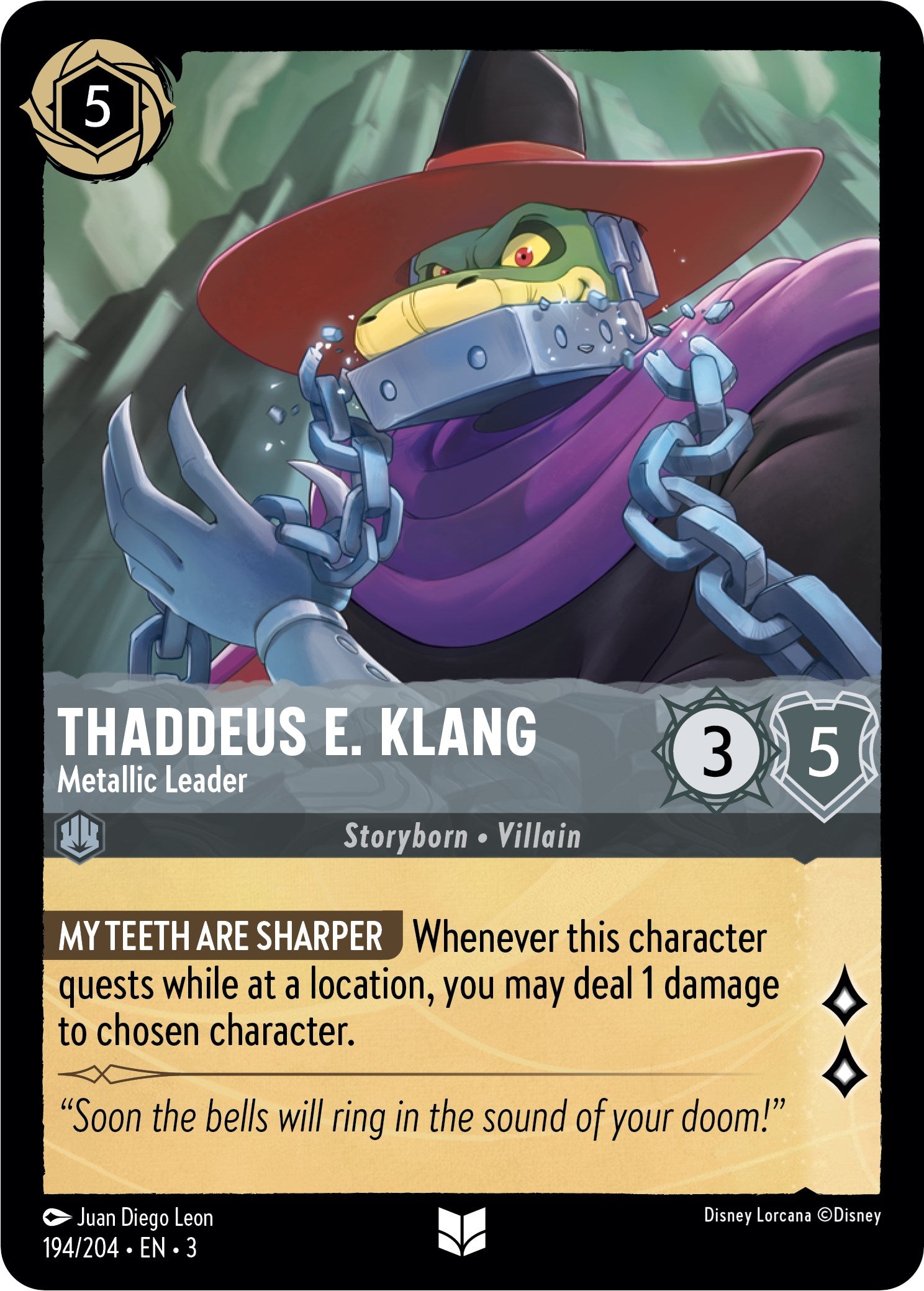 Thaddeus E. Klang - Metallic Leader (194/204) [Into the Inklands] | I Want That Stuff Brandon