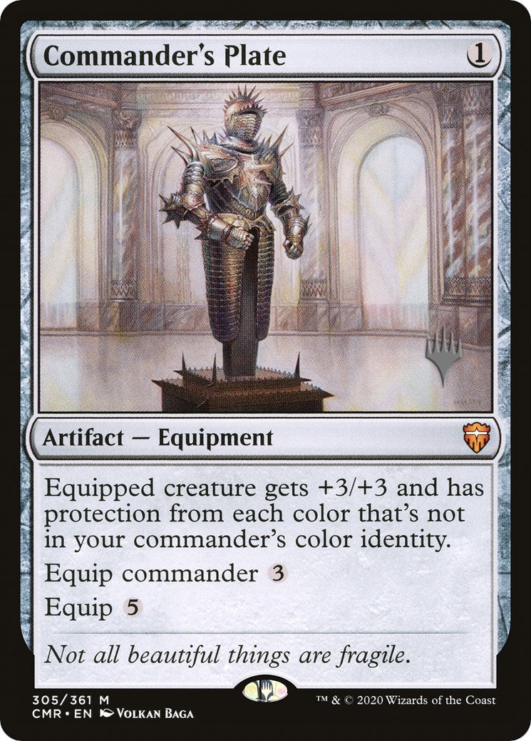 Commander's Plate (Promo Pack) [Murders at Karlov Manor Promos] | I Want That Stuff Brandon