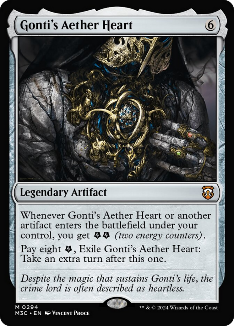 Gonti's Aether Heart [Modern Horizons 3 Commander] | I Want That Stuff Brandon