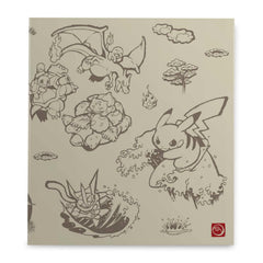 D-Ring Binder - Pikachu (Scroll Painting Style) | I Want That Stuff Brandon
