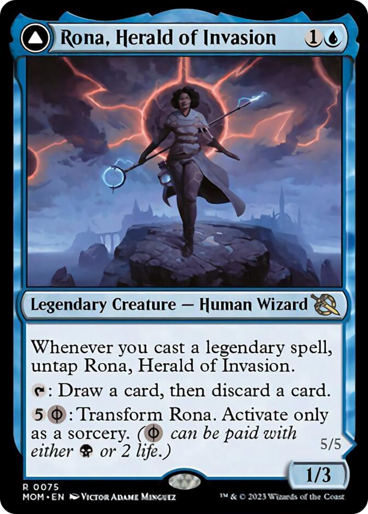 Rona, Herald of Invasion // Rona, Tolarian Obliterator [March of the Machine] | I Want That Stuff Brandon