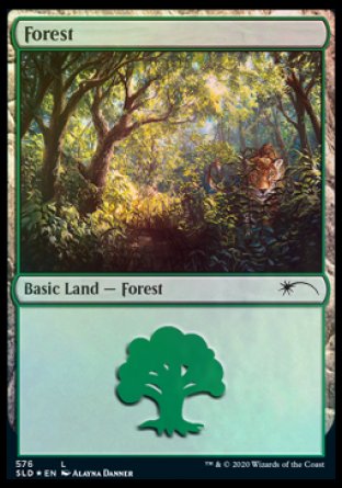 Forest (Cats) (576) [Secret Lair Drop Promos] | I Want That Stuff Brandon