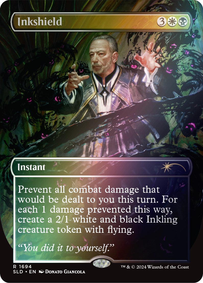 Inkshield (Rainbow Foil) [Secret Lair: Sheldon's Spellbook] | I Want That Stuff Brandon