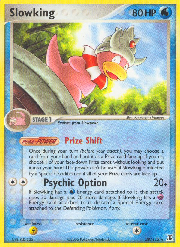 Slowking (28/113) [EX: Delta Species] | I Want That Stuff Brandon