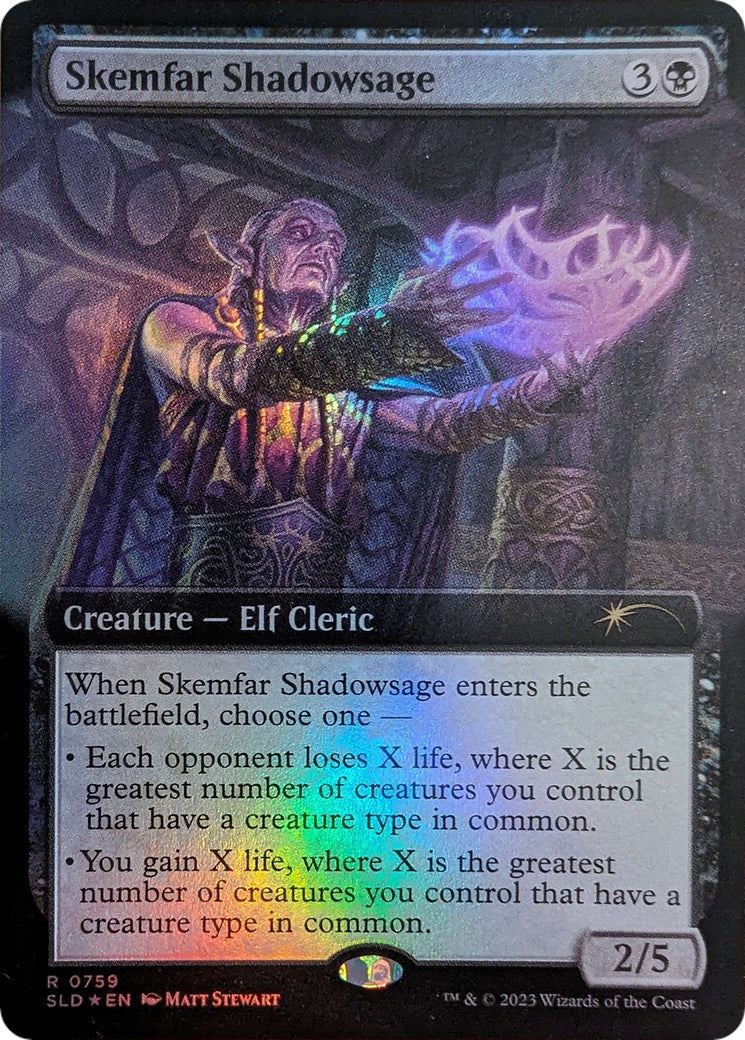 Skemfar Shadowsage (Extended Art) [Secret Lair Drop Series] | I Want That Stuff Brandon